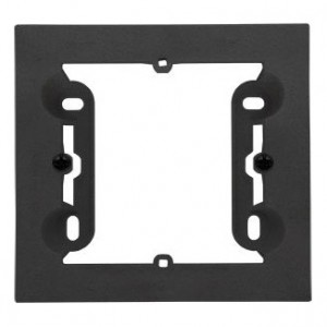 TPN1/116 Puszka natynkowa pojedyncza Grafitowy Mat Simon 55 - Widok z przodu