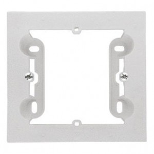 TPN1/143 Puszka natynkowa pojedyncza Aluminium Mat Simon 55 - Widok z przodu