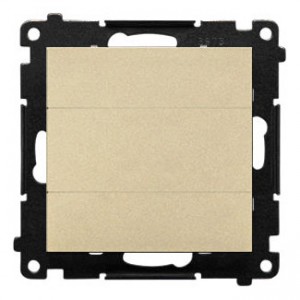 TPS.01/144 Zaślepka ramki z mostkiem Szampański Mat Simon 55 - Widok z przodu