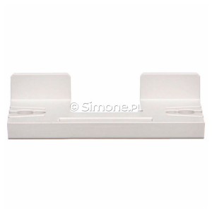 TRLP/114 Podstawka na telefon (Pasuje tylko do ramek LINE) Jasnoszary Mat Simon 55 - Widok z przodu