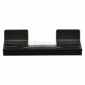 TRLP/149 Podstawka na telefon (Pasuje tylko do ramek LINE) Czarny Mat Simon 55 - Widok z przodu