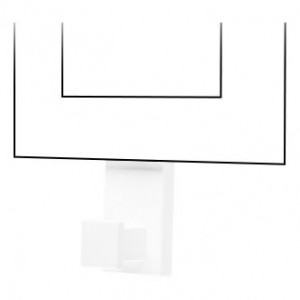 TRLW/111 Wieszak pojedynczy (Pasuje tylko do ramek LINE) Biały Mat Simon 55 - Widok z przodu