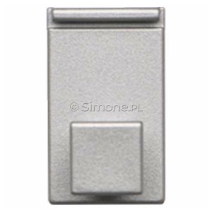 TRLW/143 Wieszak pojedynczy (Pasuje tylko do ramek LINE) Aluminium Mat Simon 55 - Widok z przodu