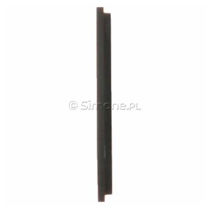 Ramka potrójna Inox Czarny Simon 55 - Widok z boku)