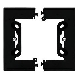 TSC/149 Puszka natynkowa pojedyncza, składana Czarny Mat Simon 55 - Widok z przodu